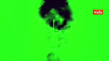 Droni iraniani intercettati e distrutti dall'aeronautica israeliana, immagini