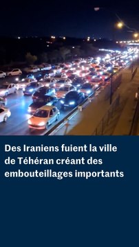 Des Iraniens fuient Téhéran après les frappes israéliennes