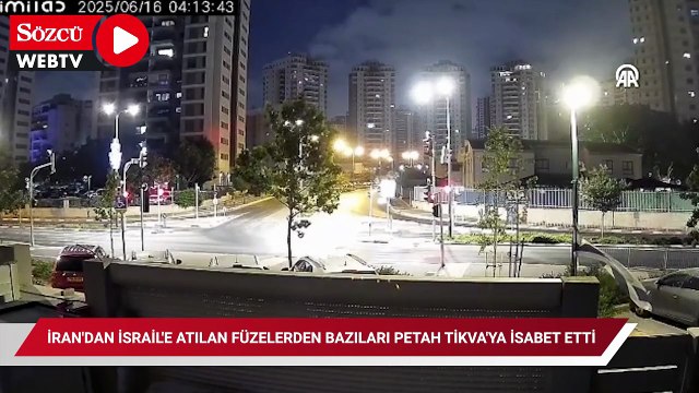 İran'dan İsrail'e atılan füzelerden bazıları Petah Tikva'ya isabet etti