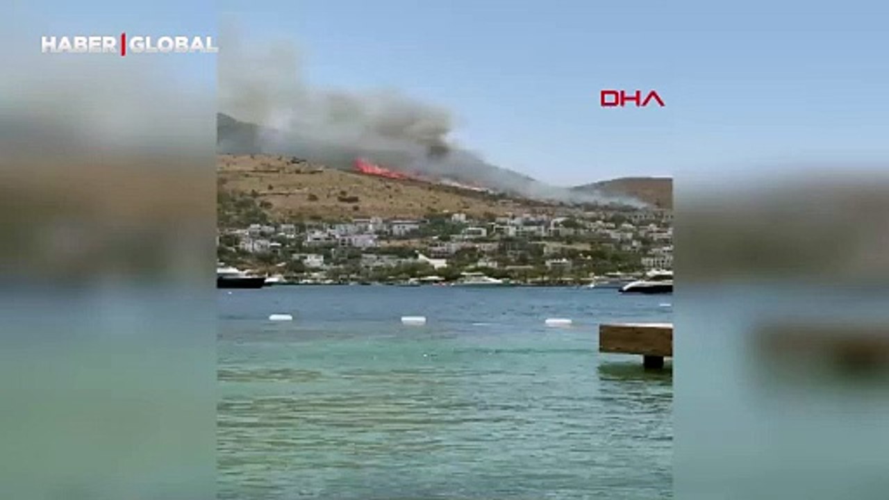 Muğla'da maki yangını