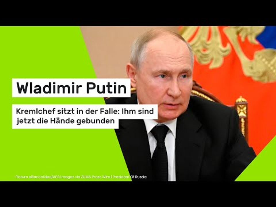 Wladimir Putin: Kremlchef sitzt in der Falle: Ihm sind jetzt die Hände gebunden