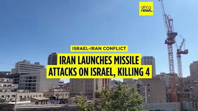 Iran launches new missile strikes on Israel, killing 4 and Injuring dozens