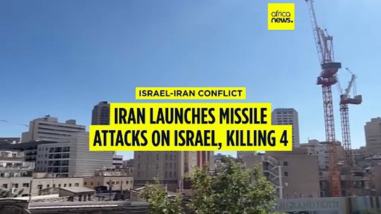 Iran launches new missile strikes on Israel, killing 4 and Injuring dozens