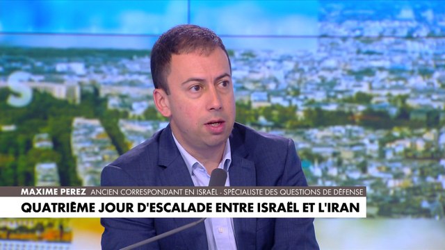 Maxime Perez : «La riposte iranienne est exclusivement dirigée vers des centres urbains»