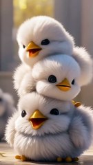 Stacked small animals#cute #animals #small