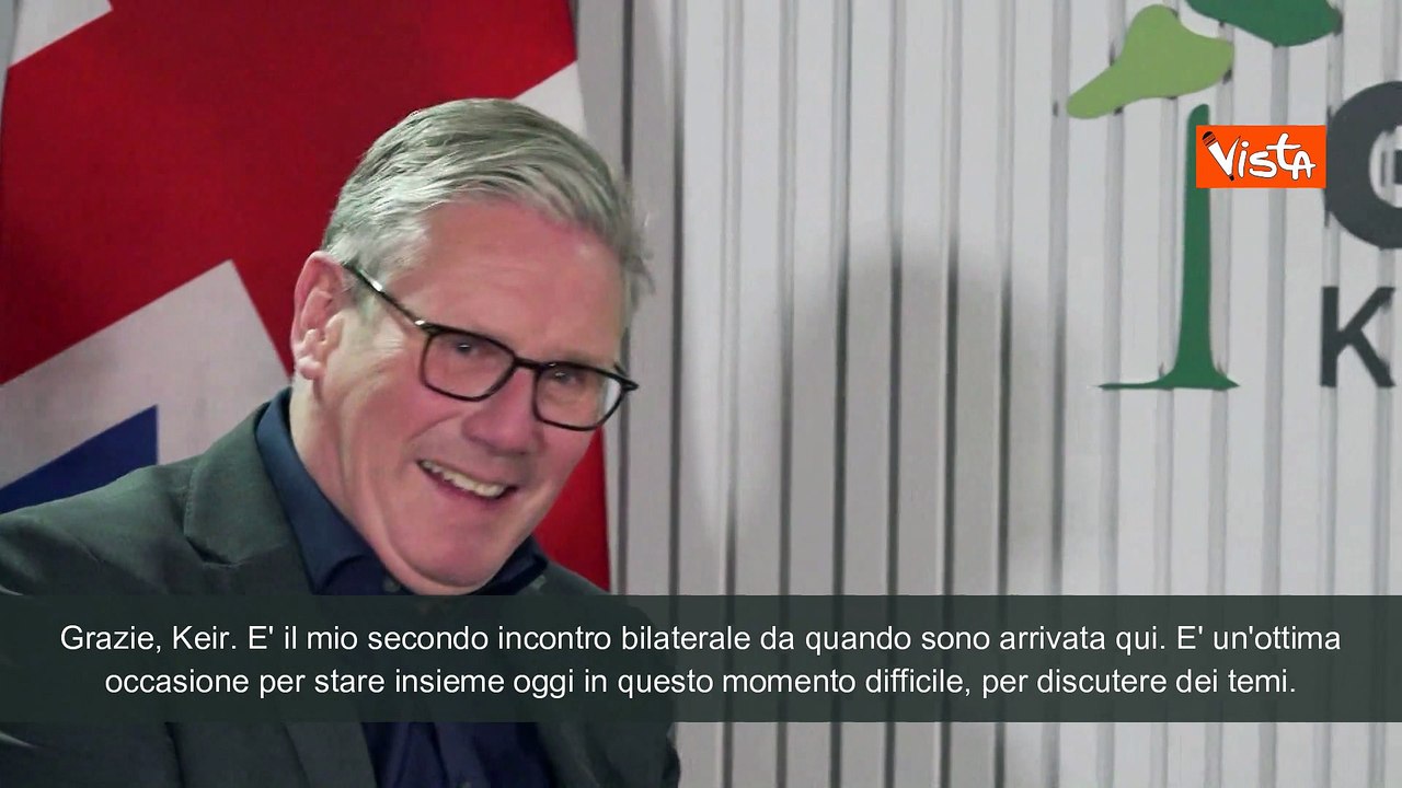 Meloni: "Lieta della cooperazione tra Italia e Regno Unito sull'immigrazione"