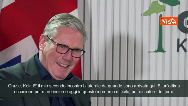Meloni: Lieta della cooperazione tra Italia e Regno Unito sull'immigrazione
