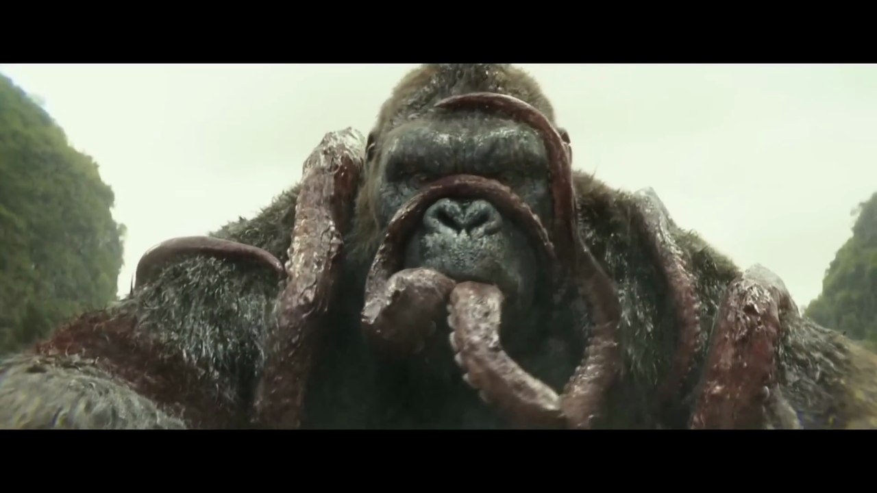 Kong vs Giant Squid – Skull Island Epic Fight Scene in 1080p60