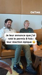 Je leur annonce que j’ai raté le permis 8 fois, leur réaction est épique 🤣