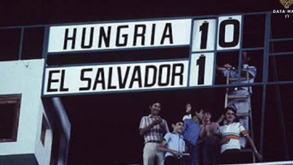 El 10-1 de Hungría a El Salvador en el Mundial 82