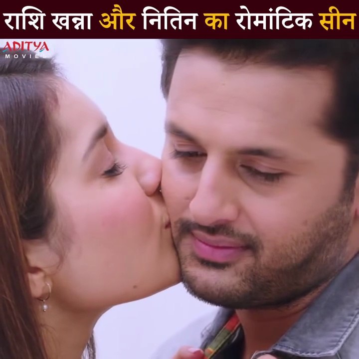Nithiin and Raashi Khanna Romantic Scene | Srinivasa Kalyanam | Hindi Dubbed Movie