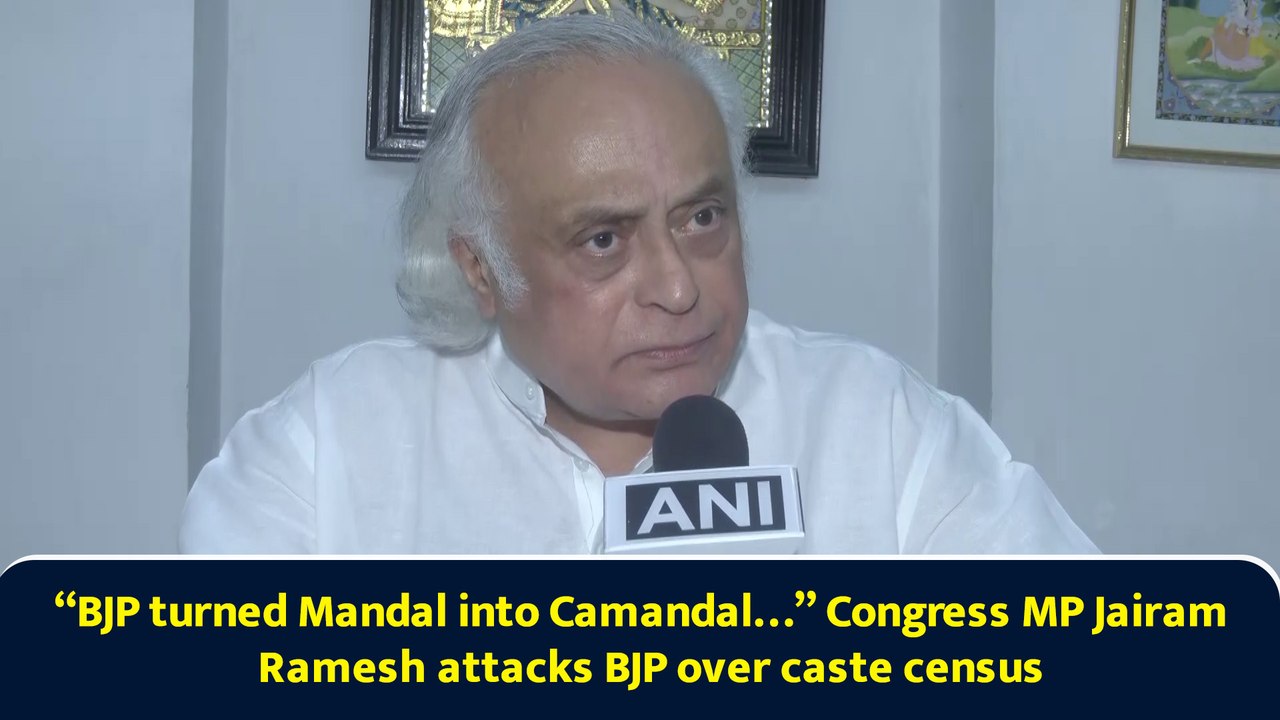 “BJP turned Mandal into Camandal…” Congress MP Jairam Ramesh attacks BJP over caste census