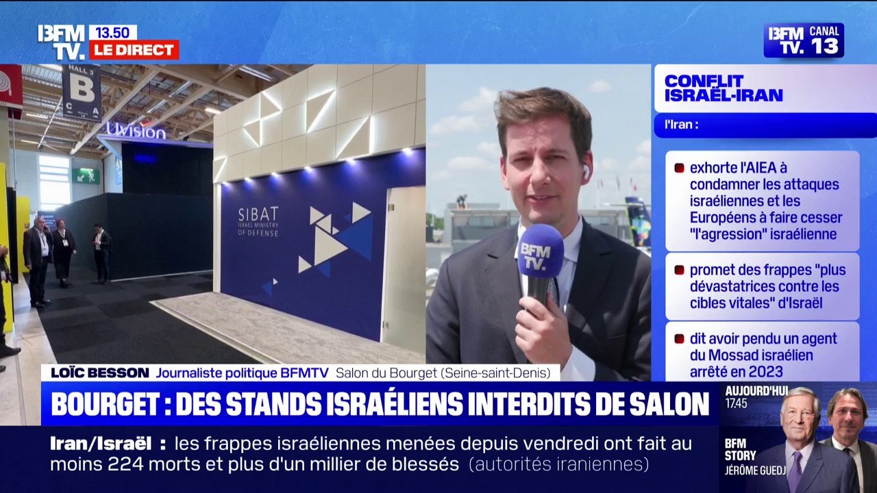 Salon aéronautique du Bourget: le gouvernement français fait interdire les stands israéliens