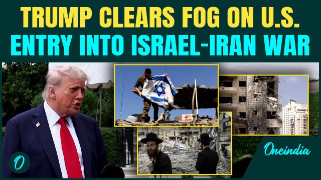 Trump’s BIG Comment on Escalating Israel-Iran War |Peace Deal Soon or US Entry into Middle East War?