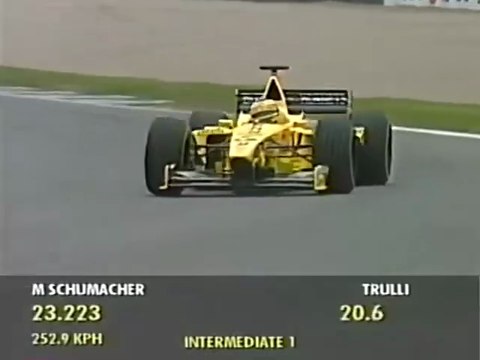 F1 – Jarno Trulli (Jordan Mugen-Honda V10) lap in qualifying – USA 2000