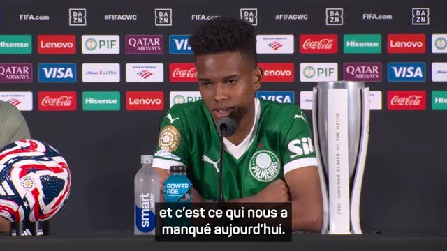 Palmeiras - Estevão : Nous sommes ici pour montrer qui nous sommes