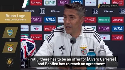 Benfica boss addresses Alvaro Carreras' Real Madrid links