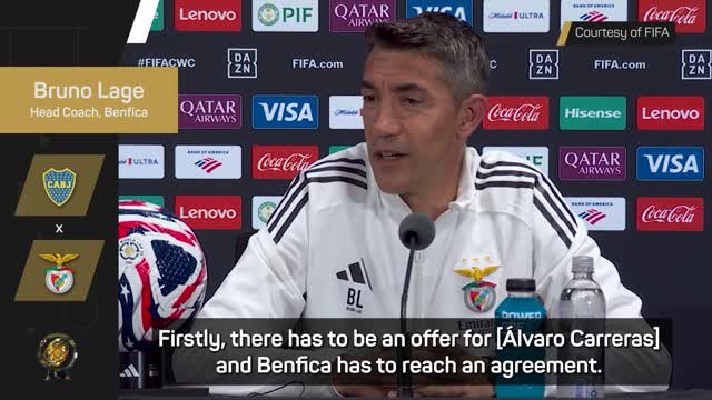 Benfica boss addresses Alvaro Carreras' Real Madrid links