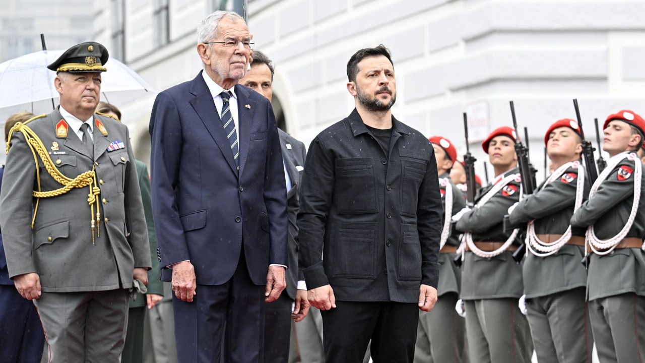 Selenskyj erstmals seit Kriegsbeginn in Österreich