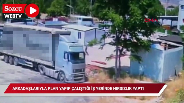 Arkadaşlarıyla plan yapıp çalıştığı iş yerinde hırsızlık yaptı