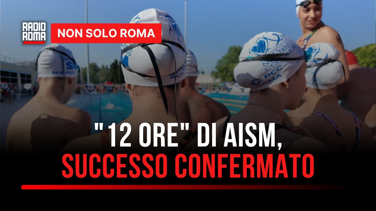12 Ore nuotando con Amore per AISM, oltre 1000 presenze nella decima edizione a Roma