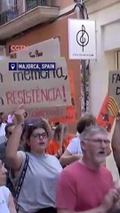 Thousands protest in Majorca against mass tourism