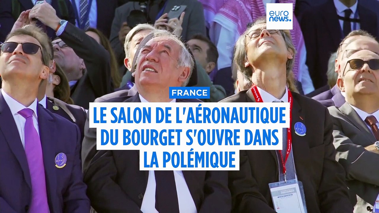 Le salon aéronautique du Bourget s'ouvre sur fond d'escalade entre Israël et l'Iran et du crash meurtrier d'Air India
