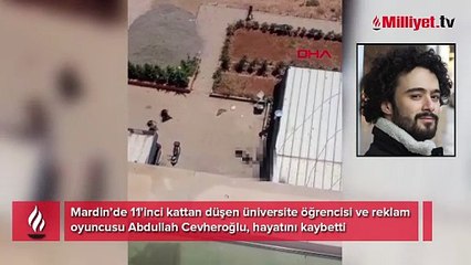 Mardin’de reklam oyuncusu 11’inci kattan düştü, hayatını kaybetti