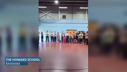 Moment Howard School pays tribute to classmate Jack Dolan