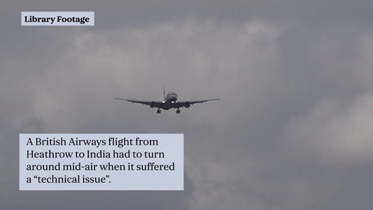 Boeing 787-8 Dreamliner from London Heathrow forced to turn back