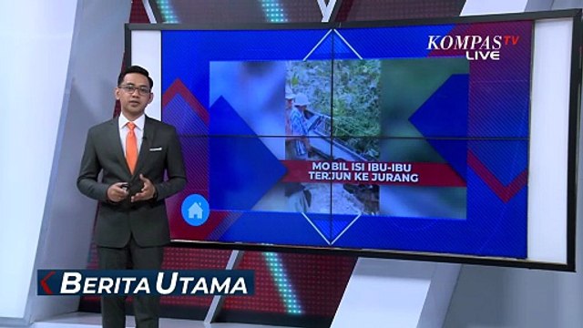 Tak Kuat Menanjak, Mobil Pikap Rombongan Ibu-Ibu Takziah Terjun ke Jurang