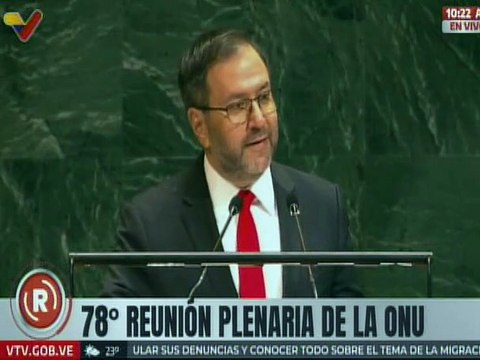 Canciller Yván Gil hace un llamado a no caer en la trampa de quienes promulgan medidas coercitivas