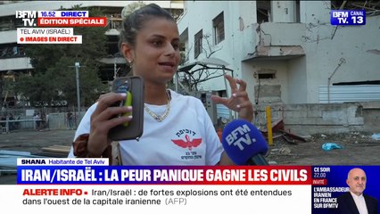 Frappes iraniennes sur Israël: "On n’a pas compris ce qu’il se passait", témoigne une habitante de Tel-Aviv