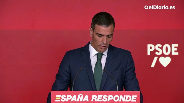 Pedro Sánchez: No vamos a tapar la corrupción que surja en nuestras filas. No vamos a tener una sede pagada en B