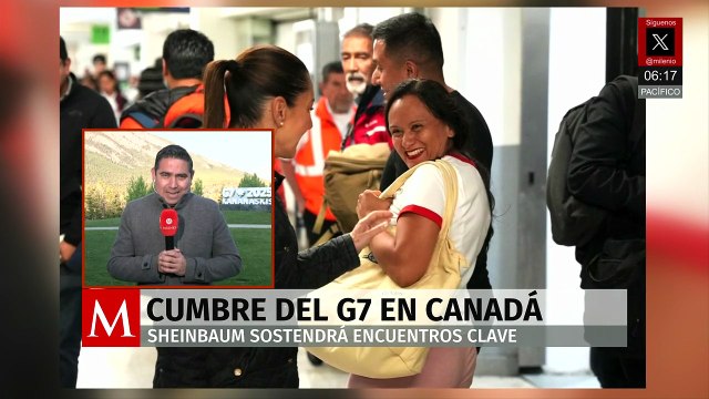 Sheinbaum viaja a Canadá para participar en la Cumbre del G7 y reunirse con líderes mundiales