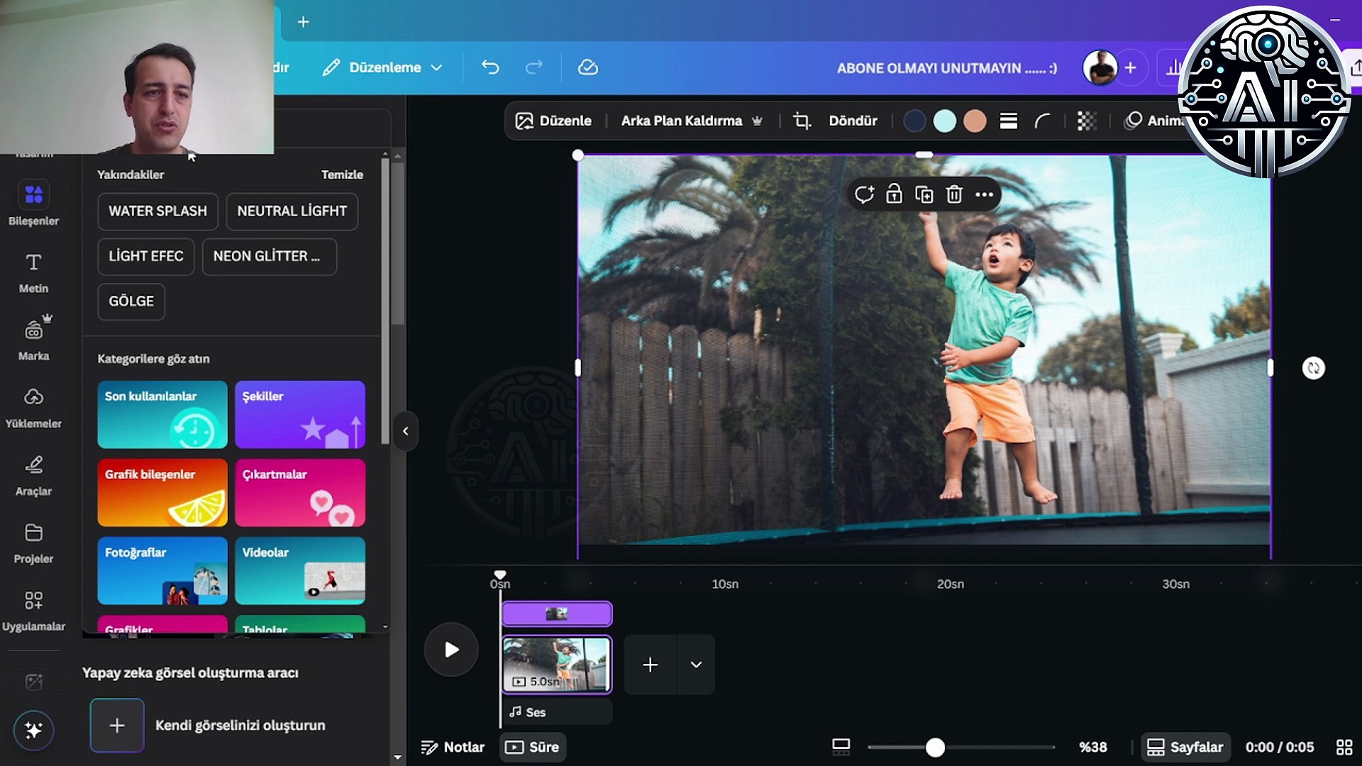 Bu Canva Hilesiyle Görselin Ekrandan Fırlayacak! (3D Pop-Up Sırrı)