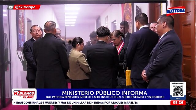 Patricia Benavides ingresó a la Fiscalía sin registrarse en seguridad: Tampoco pidió reunirse con Delia Espinoza