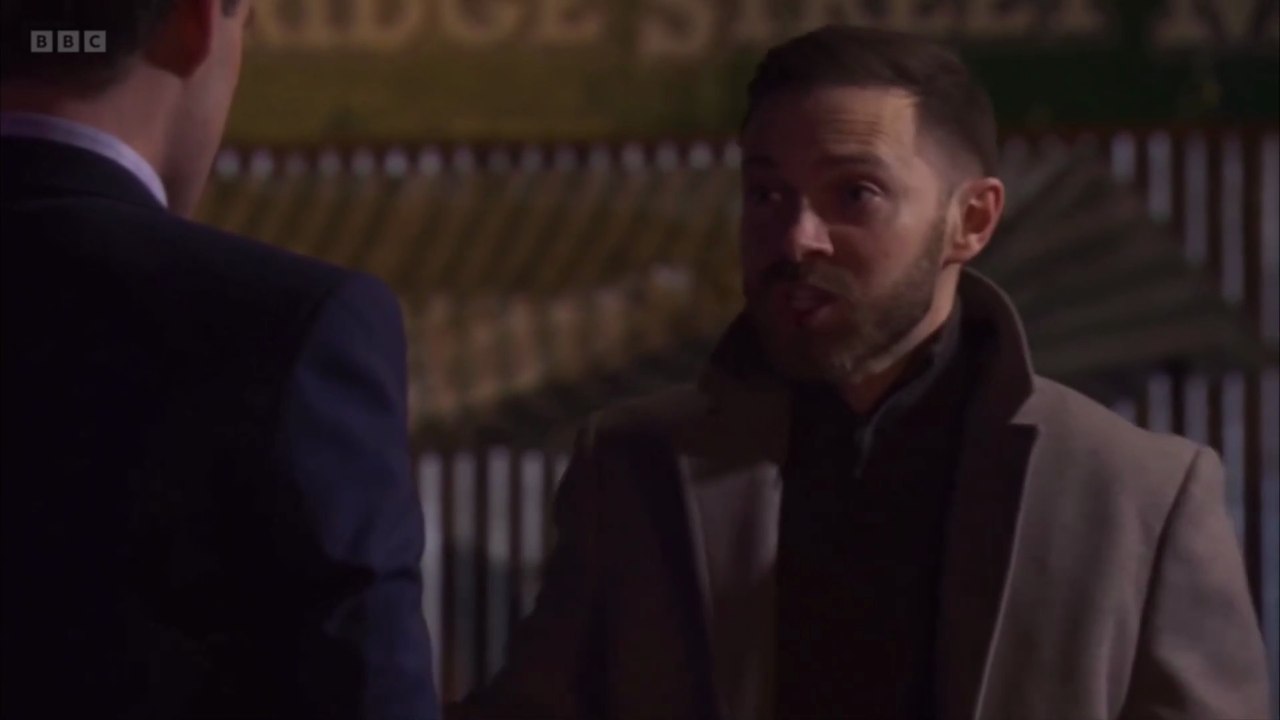 Eastenders Johnny Carter Punches Dean Wicks 12th February 2024