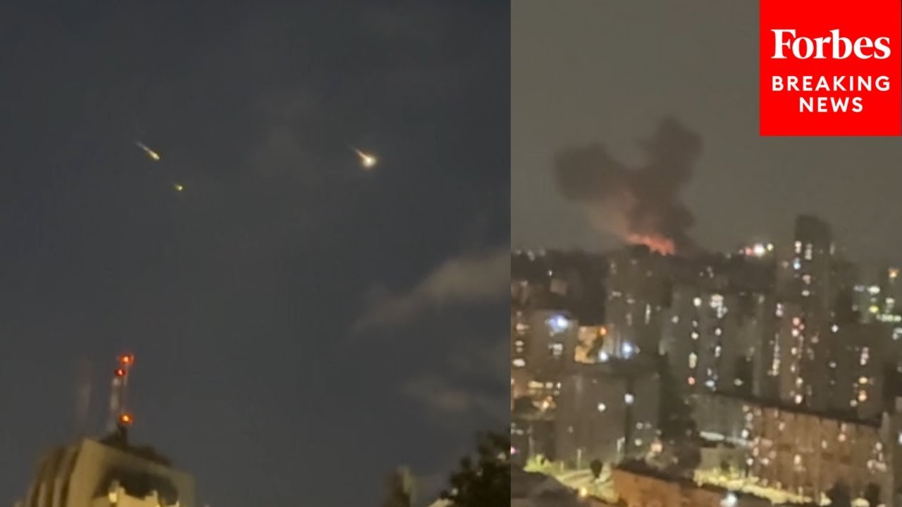 Sirens And Explosions Can Be Heard As Iranian Missiles Land In Israel