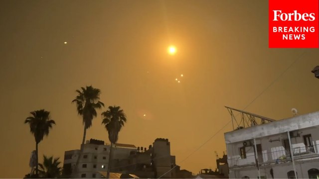 Missiles Targeting Israel Can Be Seen From Gaza After Iran Launches Newest Barrage