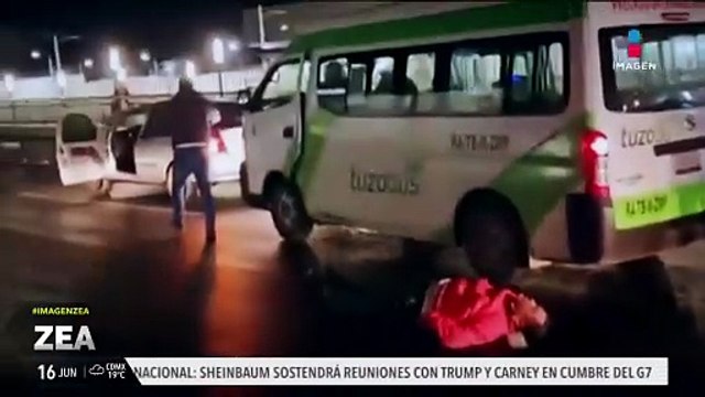 VIDEO: Operador de Tuzobús es agredido brutalmente por un automovilista