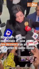 Ante flojera de la ley evidenciada en caso Jet Set, Yeni Berenice urge por aprobación de nuevo Código Penal