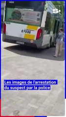 Attaque au couteau dans un bus à Anvers: les premières images de l'interpellation