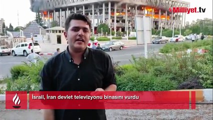Son dakika! İsrail ordusu, İran devlet televizyonunu vurdu
