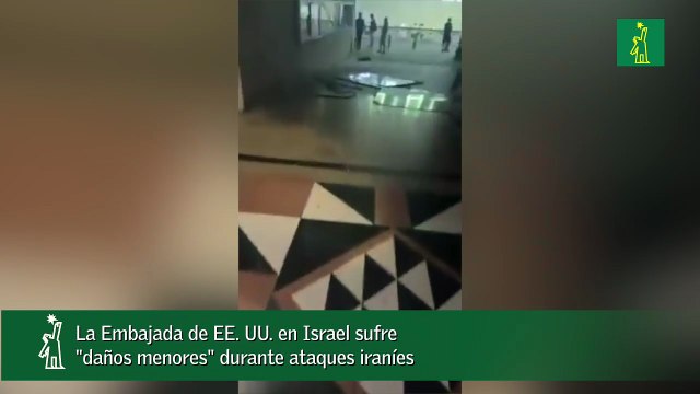 La Embajada de EE. UU. en Israel sufre daños menores durante ataques iraníes