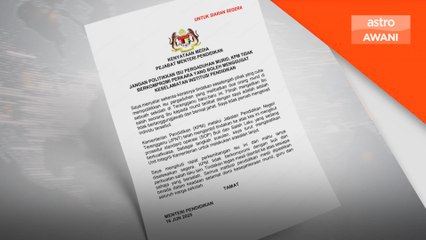 Menteri kecam cubaan politikkan insiden gaduh di Terengganu