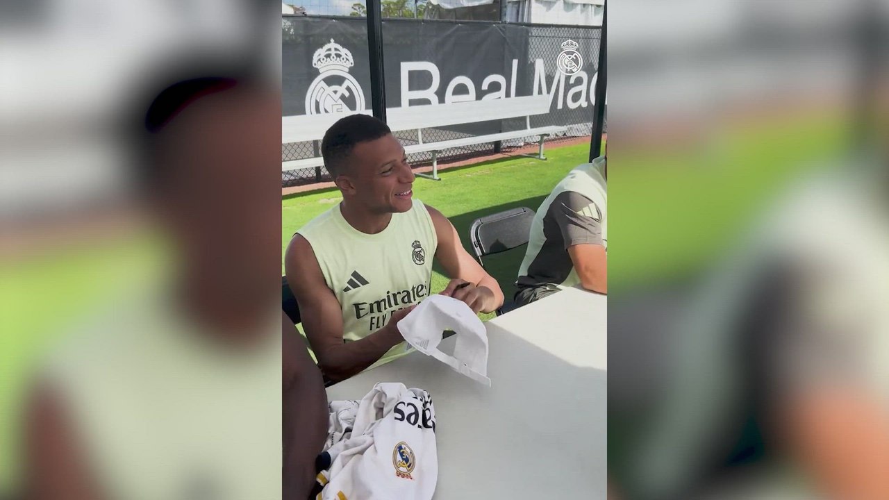 El momentazo de Mbappé con unos madridistas en Palm Beach: tienen que verlo