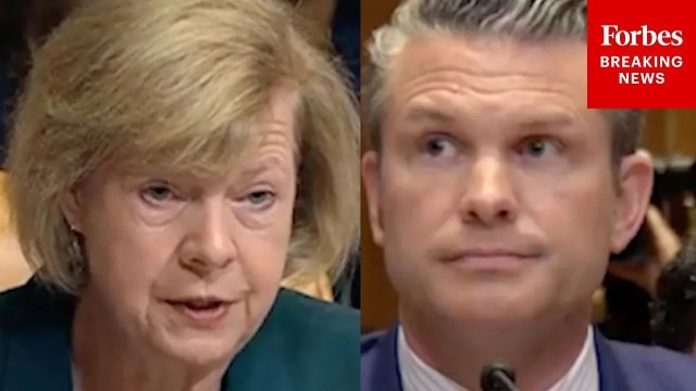 Tammy Baldwin Confronts Pete Hegseth Over Renaming Ship Named For Harvey Milk—Then He Responds
