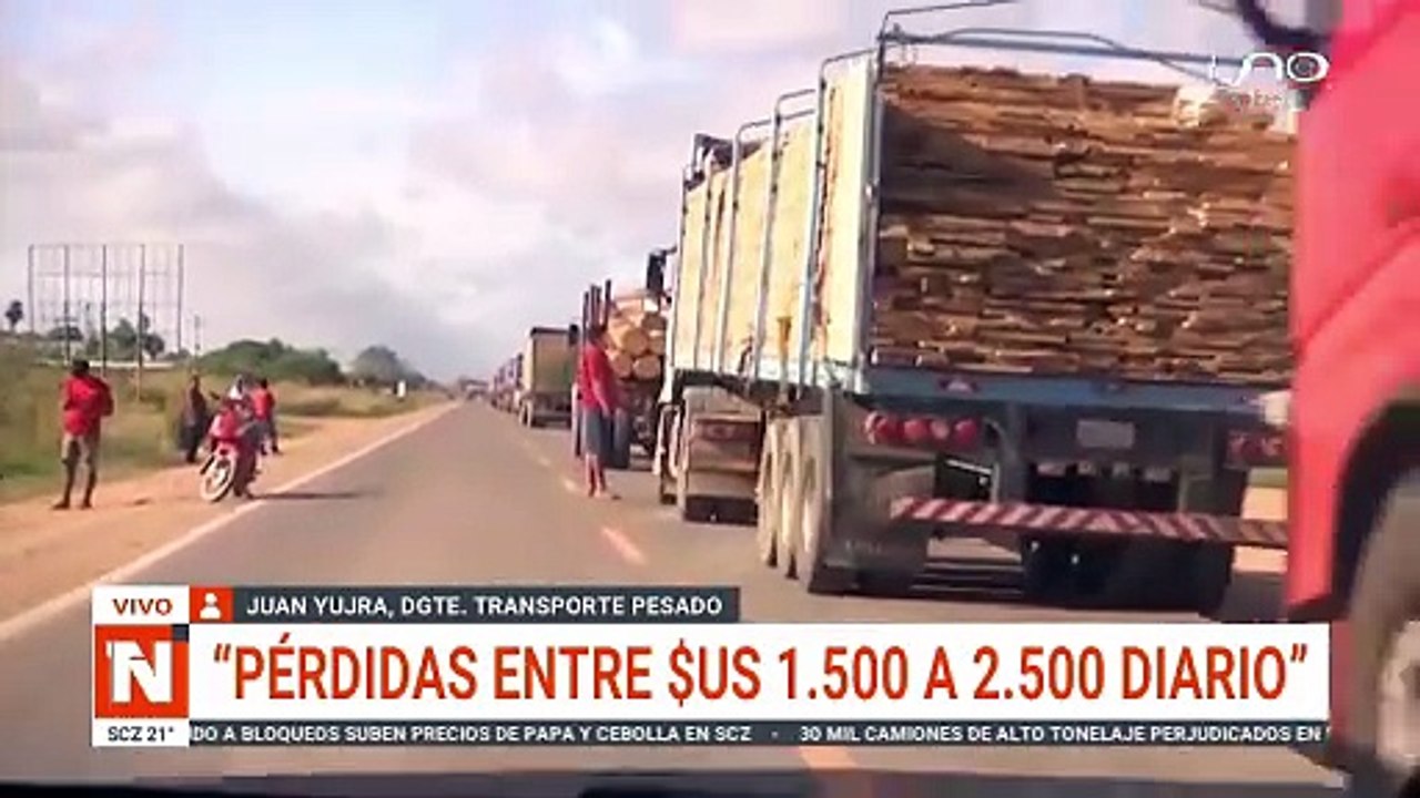 Millonarias pérdidas en bloqueos