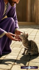 JÉSUS SAUVE UN CHATON ABANDONNÉ #shorts